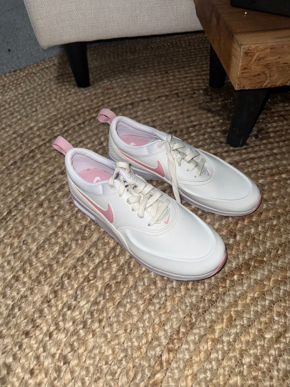 Nike Air Max Thea Premium Women's Sneakers in Pink Size 7
